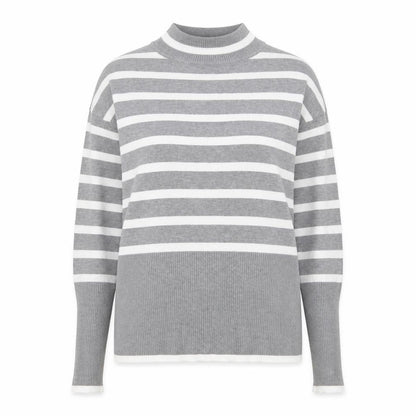 Womens UK Size S Preworn Grey Pullover Jumper