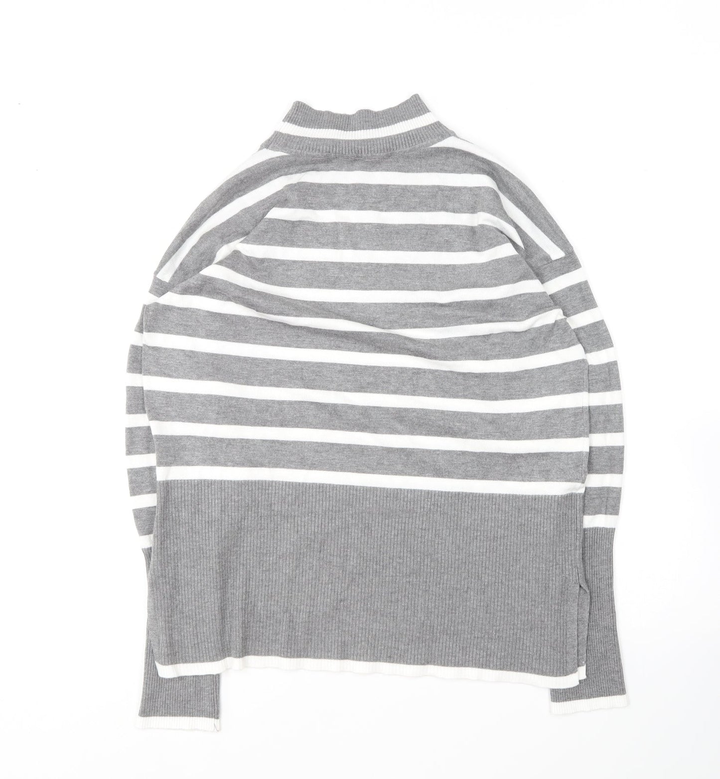 Womens UK Size S Preworn Grey Pullover Jumper