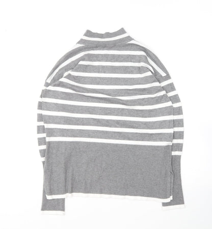 Womens UK Size S Preworn Grey Pullover Jumper