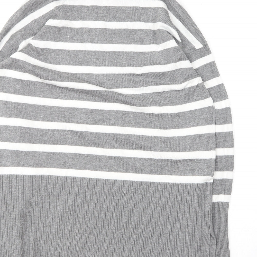 Womens UK Size S Preworn Grey Pullover Jumper