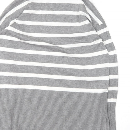 Womens UK Size S Preworn Grey Pullover Jumper