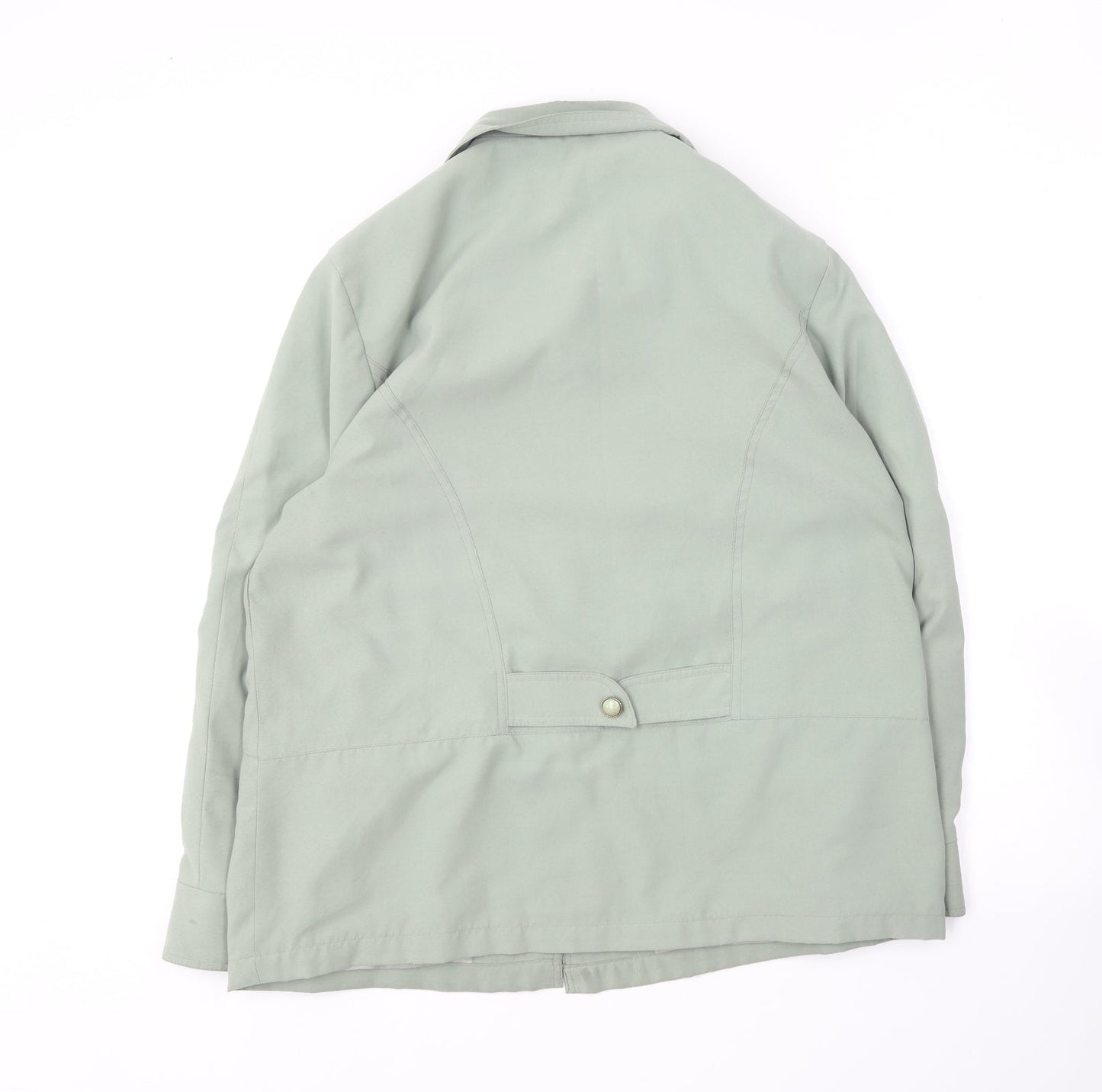 Womens UK Size 14 Preworn Green Overcoat