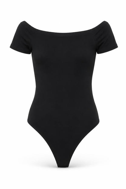 ASOS Womens Black  Viscose Bodysuit One-Piece Size 8