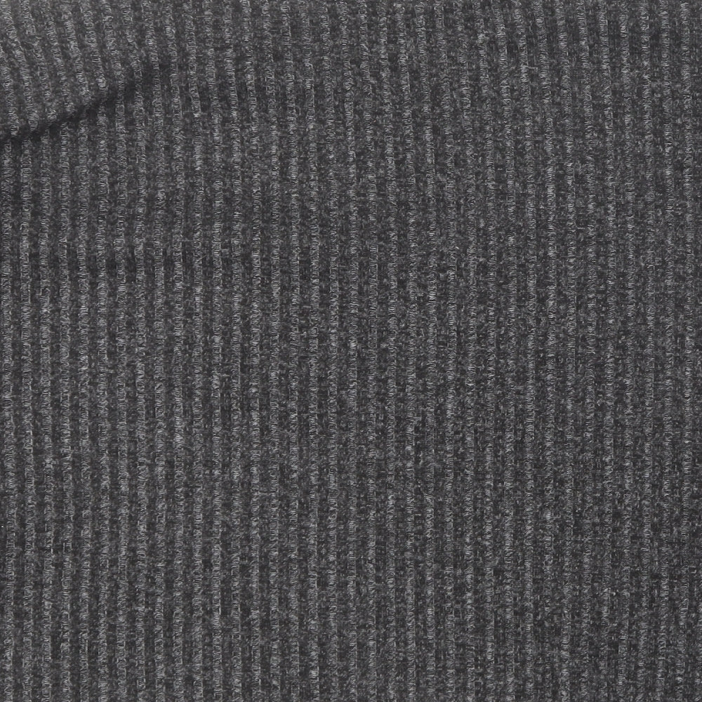 Primark Womens Grey Round Neck  Polyester Pullover Jumper Size 14