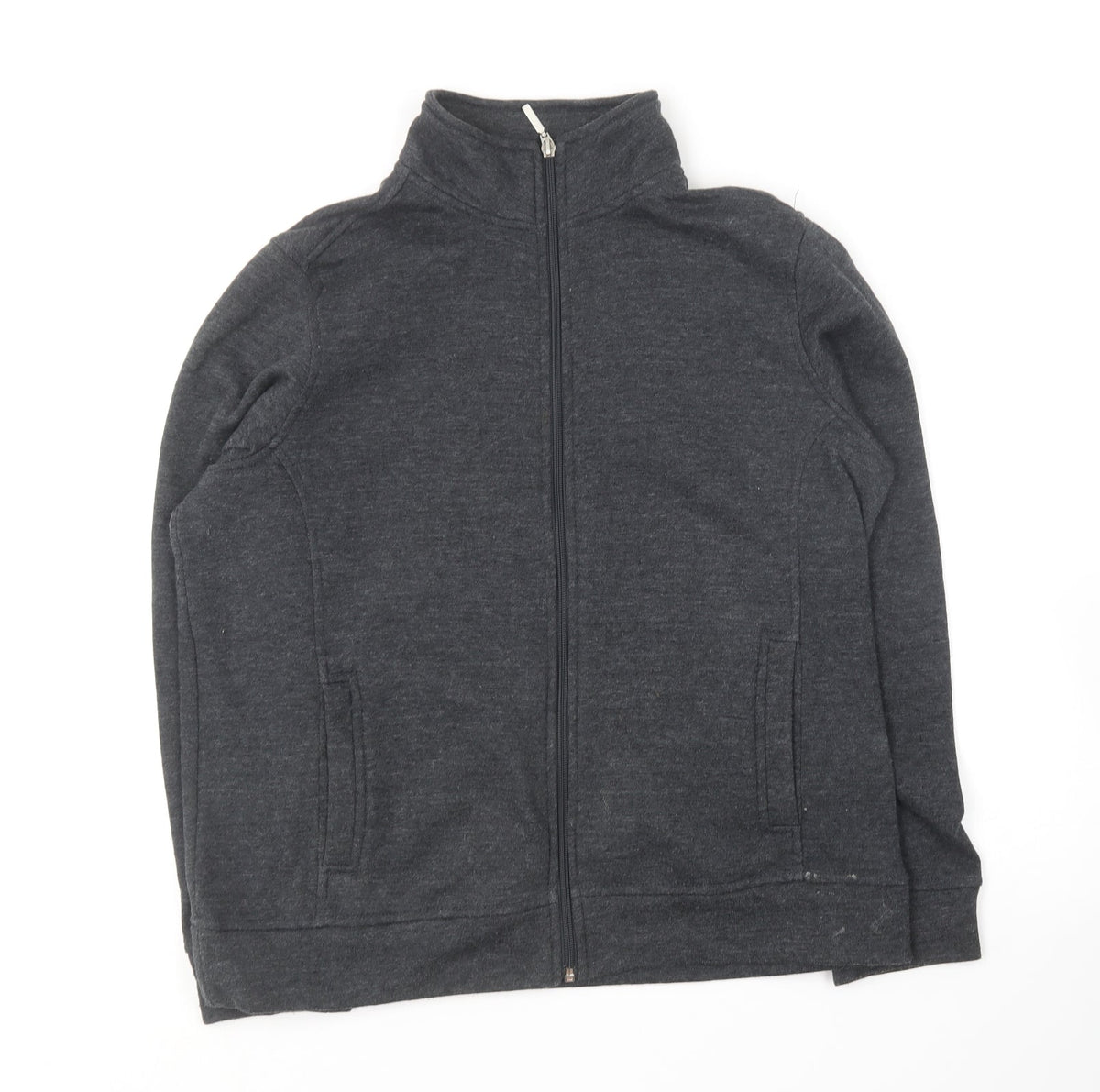 Bonmarché Womens Grey Polyester Full Zip Sweatshirt Size S