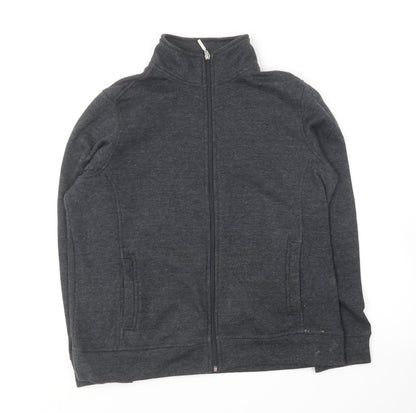 Bonmarché Womens Grey Polyester Full Zip Sweatshirt Size S