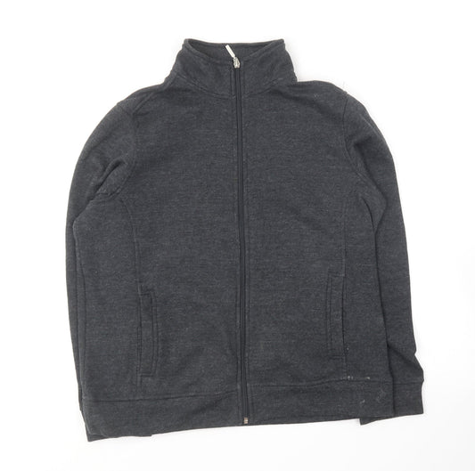 Bonmarché Womens Grey Polyester Full Zip Sweatshirt Size S