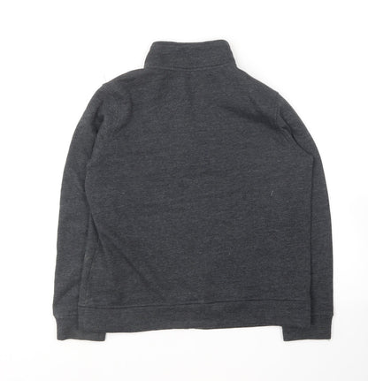 Bonmarché Womens Grey Polyester Full Zip Sweatshirt Size S