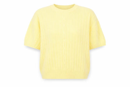 Womens UK Size M Compliments Yellow Pullover Jumper