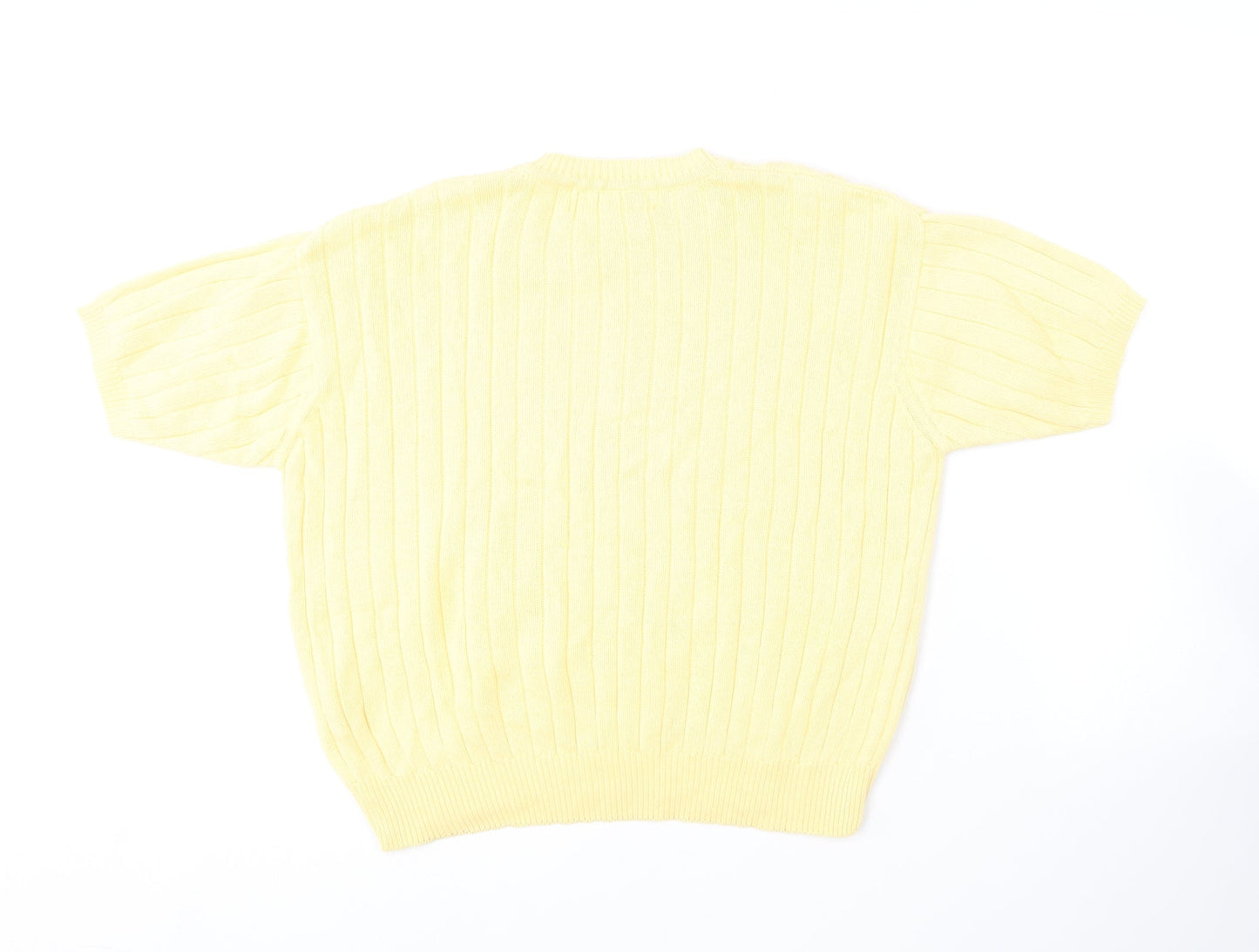 Womens UK Size M Compliments Yellow Pullover Jumper