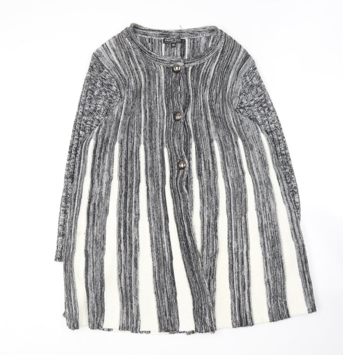 Frank Womens Saul Grey Jacket Size M