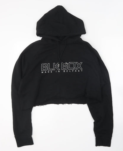 BLK Box Womens Black  Polyester Pullover Hoodie Size XL