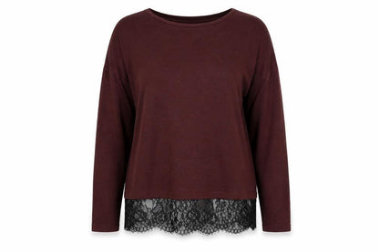 Womens UK Size 10 F&F Red Pullover Jumper