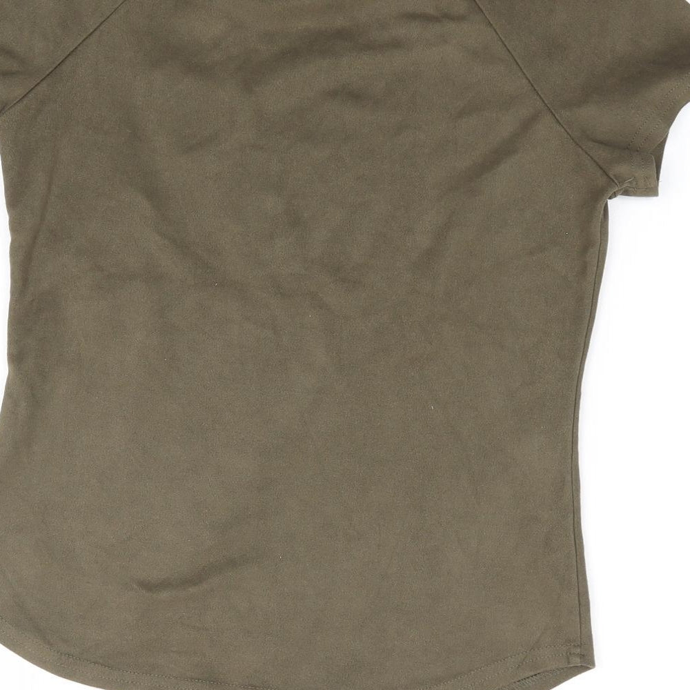 Womens UK Size M In Vogue Green Jersey T-Shirt