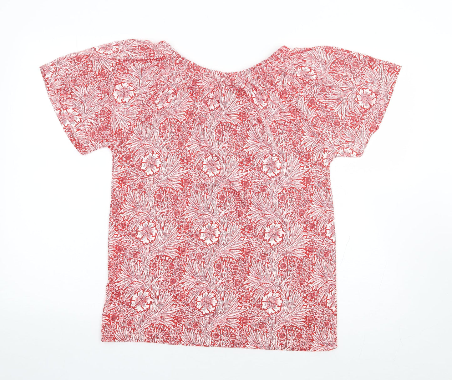 Womens UK Size 6 NEXT Red Jersey T-Shirt