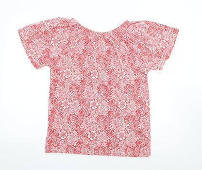 Womens UK Size 6 NEXT Red Jersey T-Shirt
