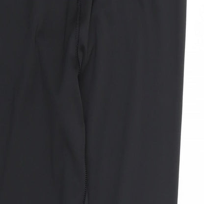 Reebok Womens Black  Polyester Jogger Leggings Size L L27 in Regular