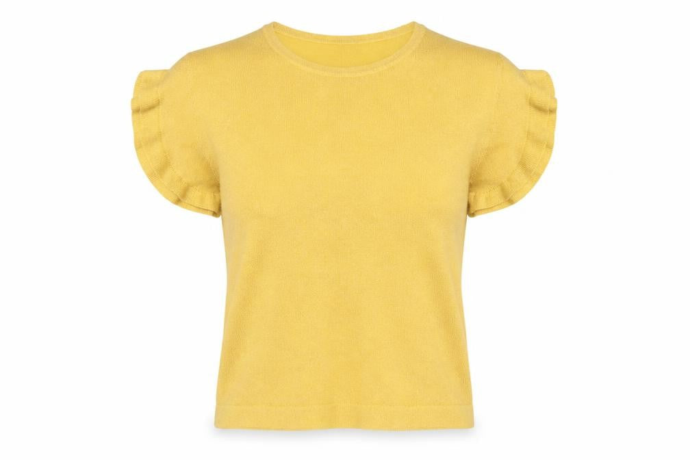 Womens UK Size 12 NEXT Yellow Pullover Jumper