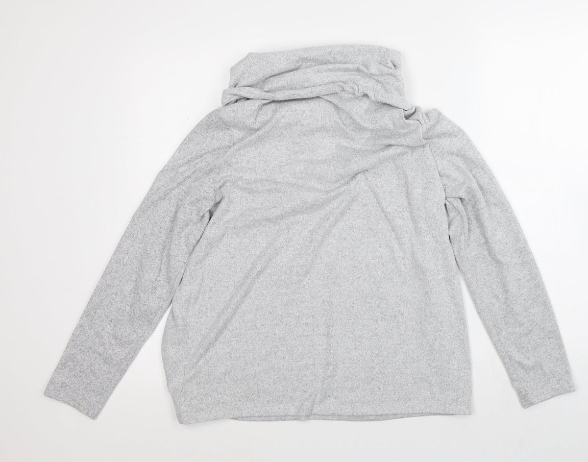 George Womens Grey  Polyester Pullover Sweatshirt Size 12