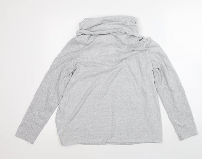 George Womens Grey  Polyester Pullover Sweatshirt Size 12