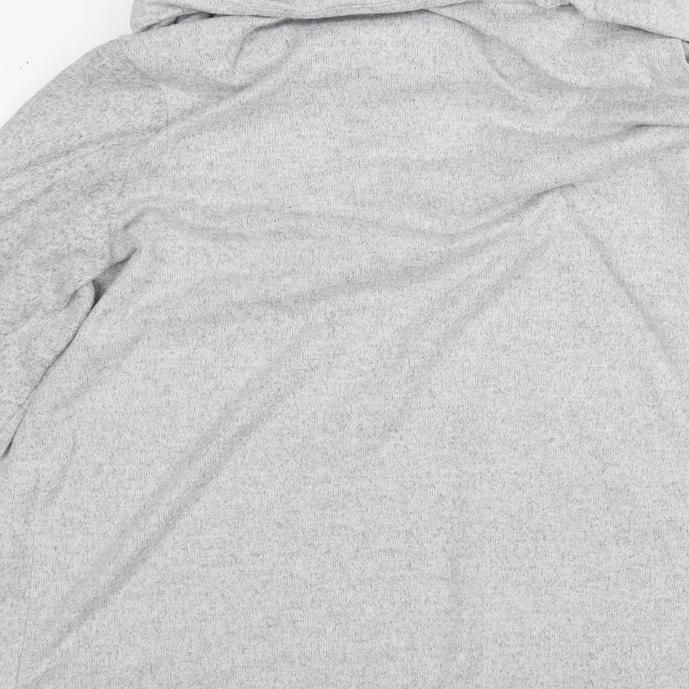 George Womens Grey  Polyester Pullover Sweatshirt Size 12