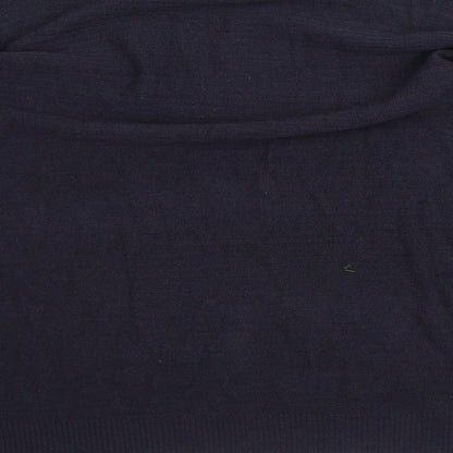 Intuition Womens Blue  Acrylic Pullover Sweatshirt Size 14