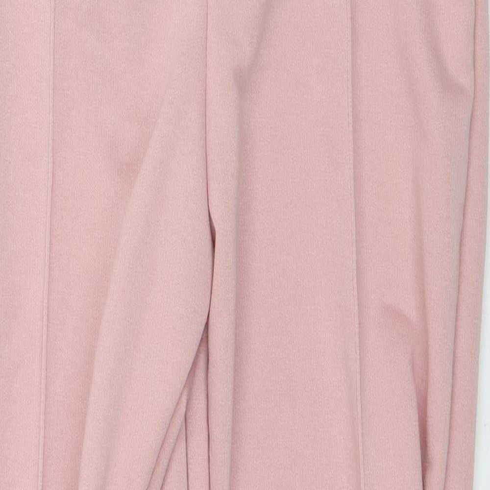 Womens UK Size M Preworn Regular Fit Sweatpants Pink Trousers