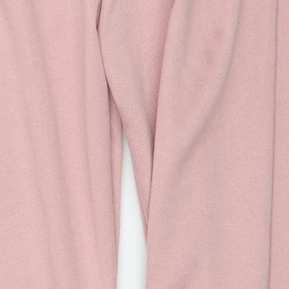 Womens UK Size M Preworn Regular Fit Sweatpants Pink Trousers