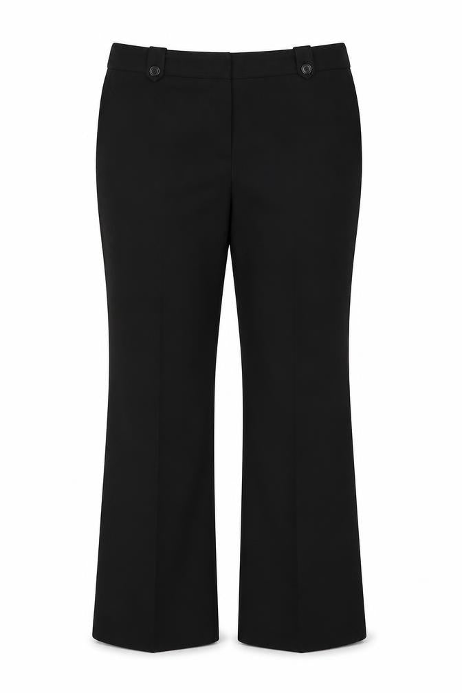 Womens UK Size 16 Evans Regular Fit  Black Trousers