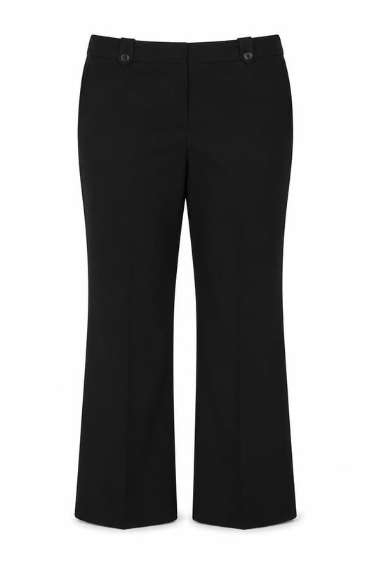 Womens UK Size 16 Evans Regular Fit  Black Trousers