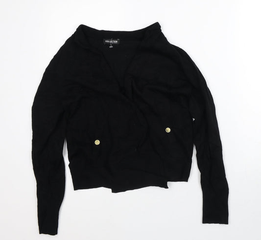 Womens UK Size 10 Debenhams Black Cardigan Jumper