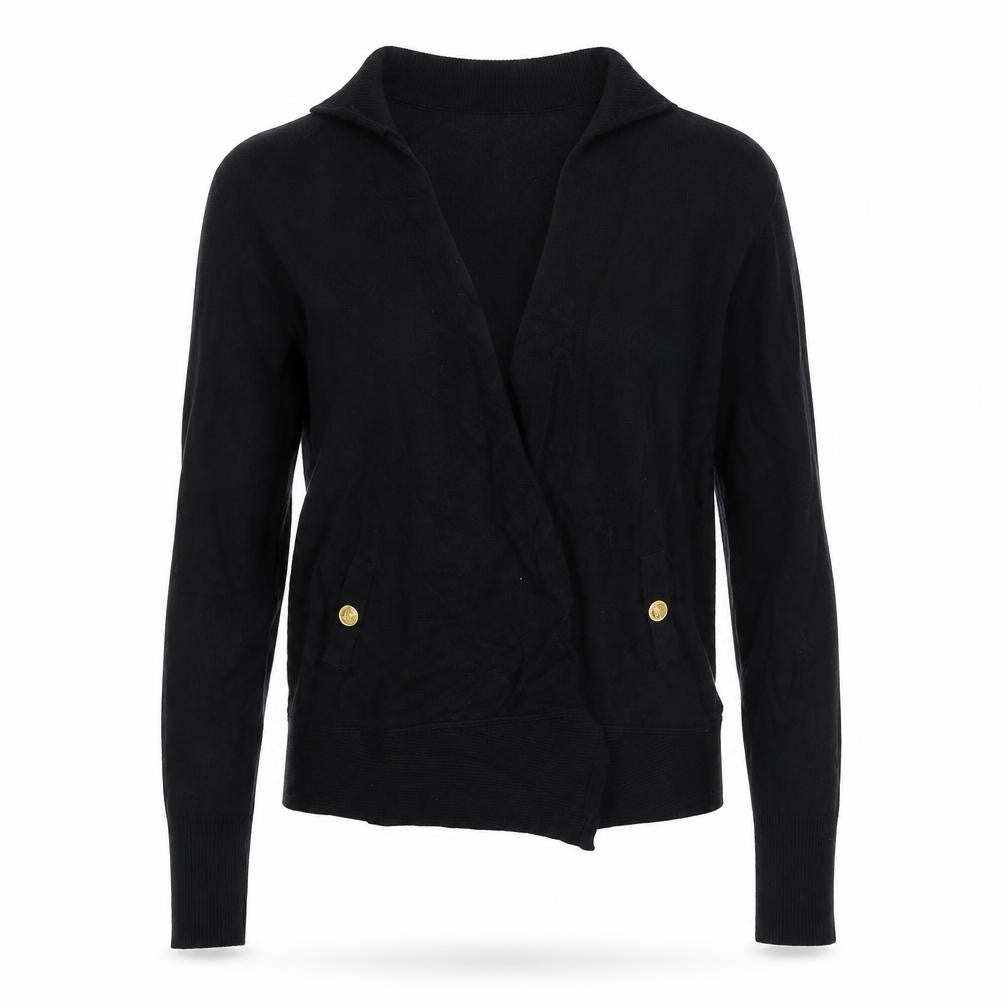 Womens UK Size 10 Debenhams Black Cardigan Jumper