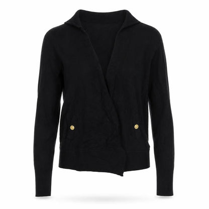 Womens UK Size 10 Debenhams Black Cardigan Jumper