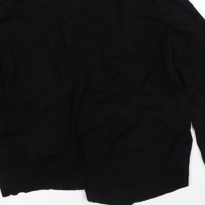 Womens UK Size 10 Debenhams Black Cardigan Jumper