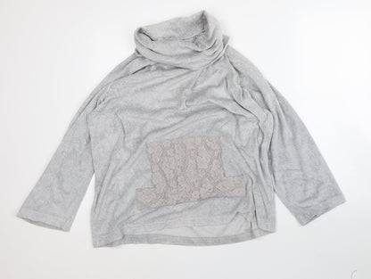 Womens UK Size 16 Together Grey Pullover Jumper