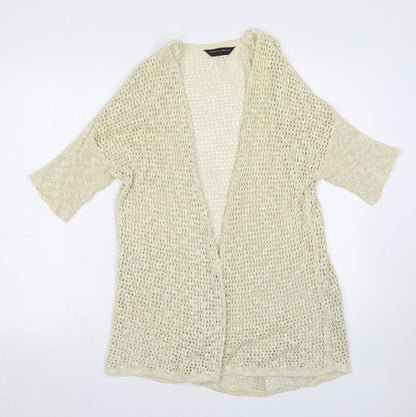 Womens UK Size M Dorothy Perkins Beige Cardigan Jumper