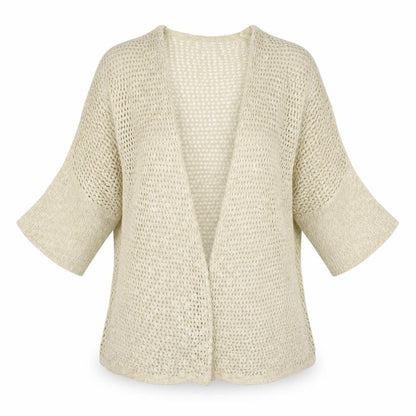 Womens UK Size M Dorothy Perkins Beige Cardigan Jumper