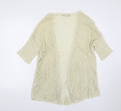 Womens UK Size M Dorothy Perkins Beige Cardigan Jumper