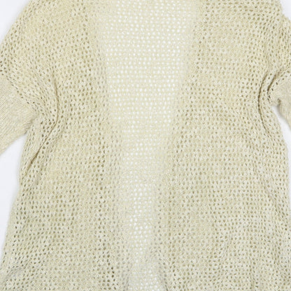 Womens UK Size M Dorothy Perkins Beige Cardigan Jumper
