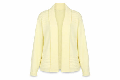 Womens UK Size S Envy Yellow Cardigan Jumper