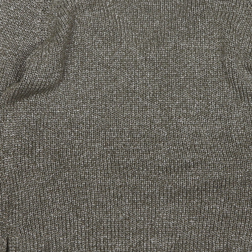 Womens UK Size S Brave Soul Green Pullover Jumper