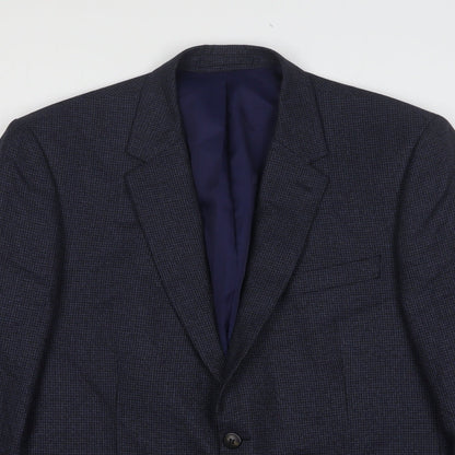 Mens UK Size 42 Marks and Spencer Regular Blue Suit Jacket