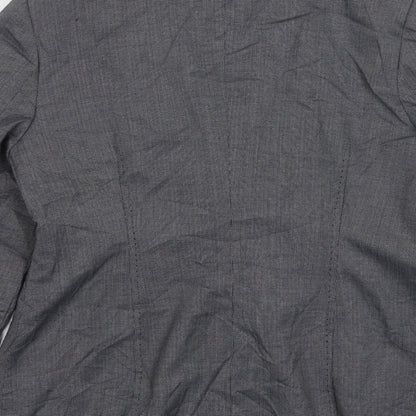 NEXT Womens Grey  Polyester Jacket Suit Jacket Size 16