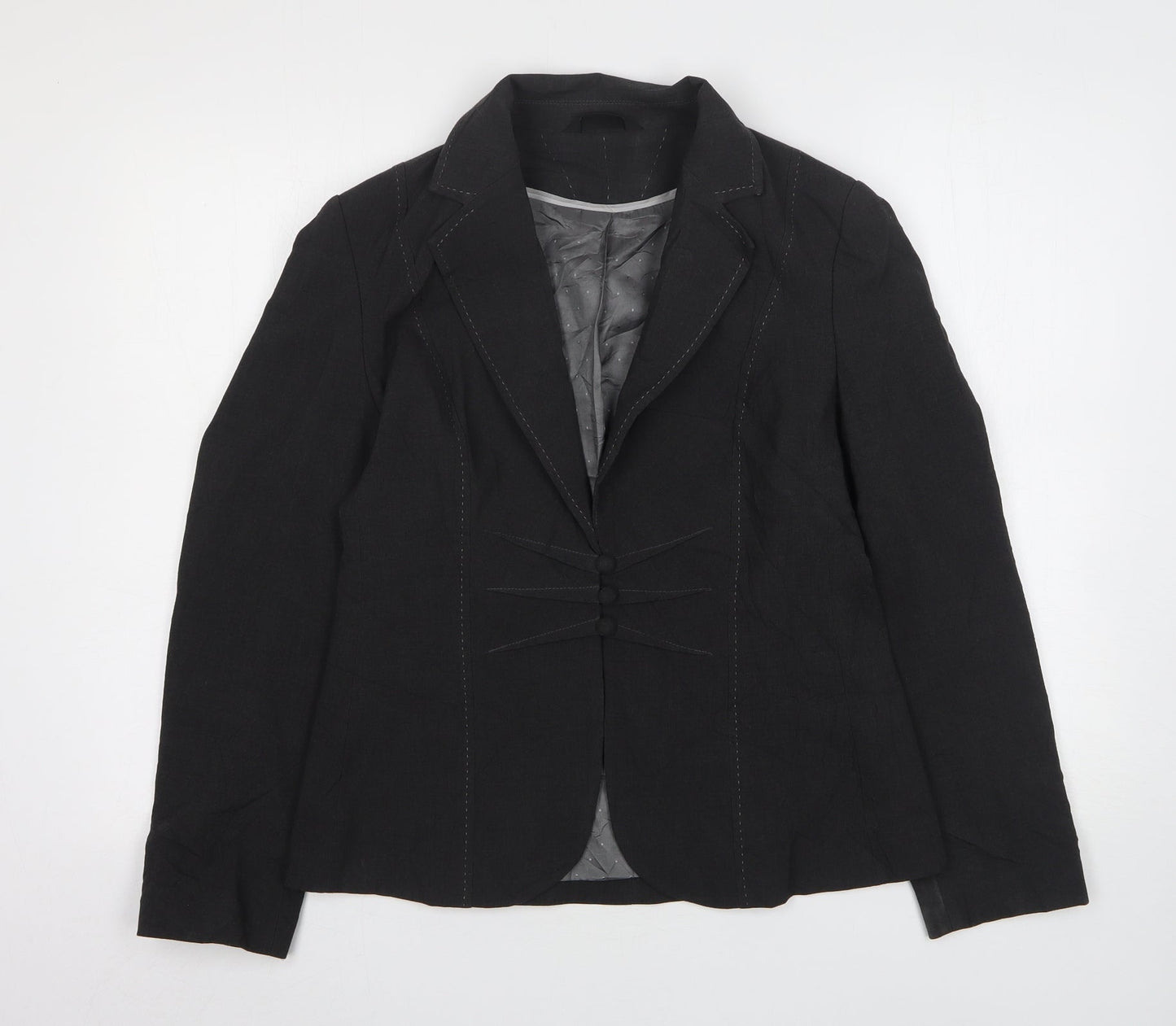 Womens UK Size 12 Marks and Spencer Regular Grey Suit Jacket