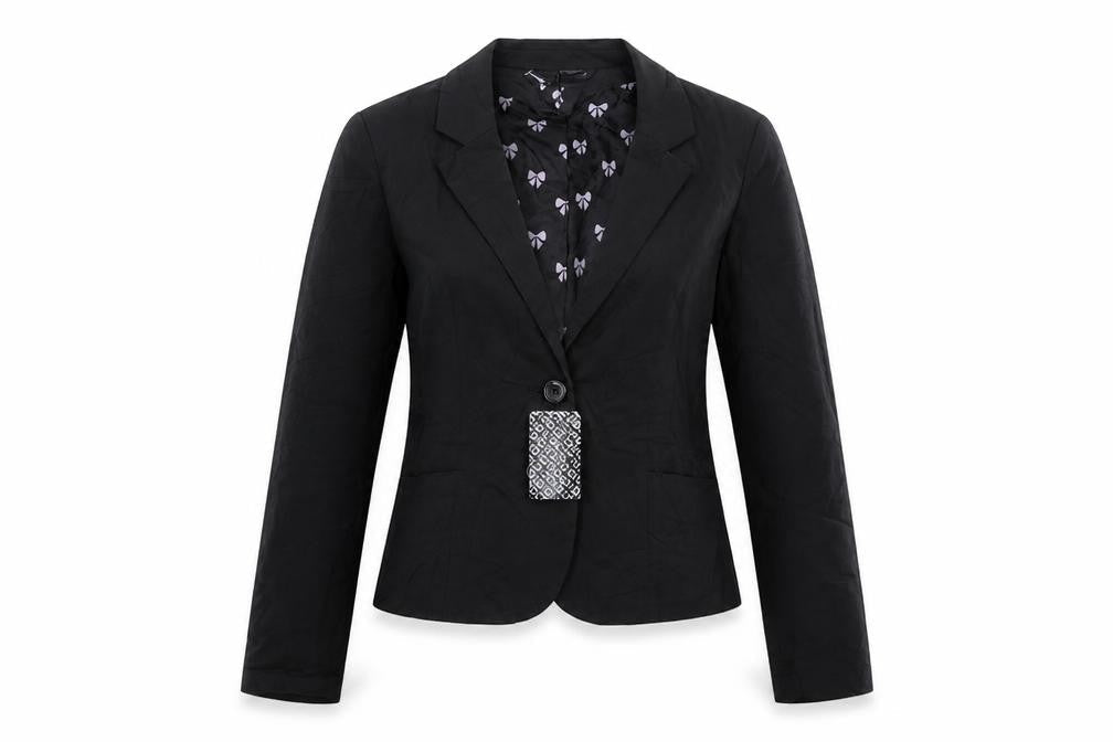 Womens UK Size 10 H&M Regular Black Suit Jacket