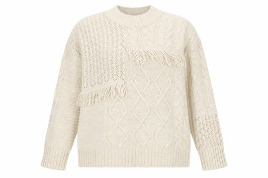 Womens UK Size L Very Beige Pullover Jumper