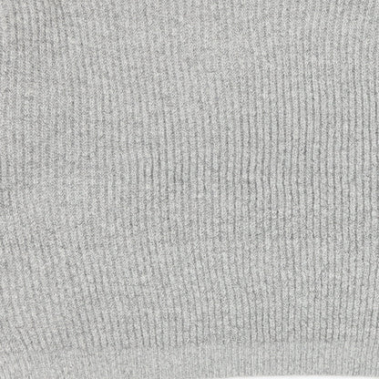 Primark Womens Grey Round Neck  Acrylic Pullover Jumper Size 10