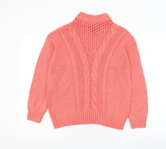 Womens UK Size 8 Dorothy Perkins Pink Pullover Jumper