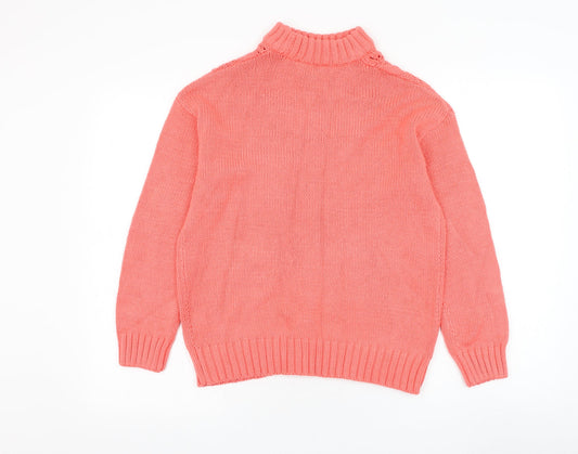 Womens UK Size 8 Dorothy Perkins Pink Pullover Jumper