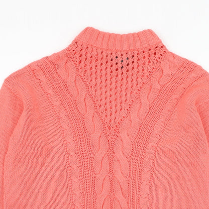 Womens UK Size 8 Dorothy Perkins Pink Pullover Jumper